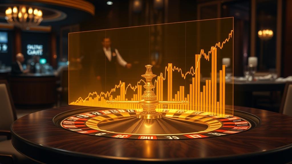 กราฟหุ้นบราซิลพร้อมสัญลักษณ์ประจำชาติ