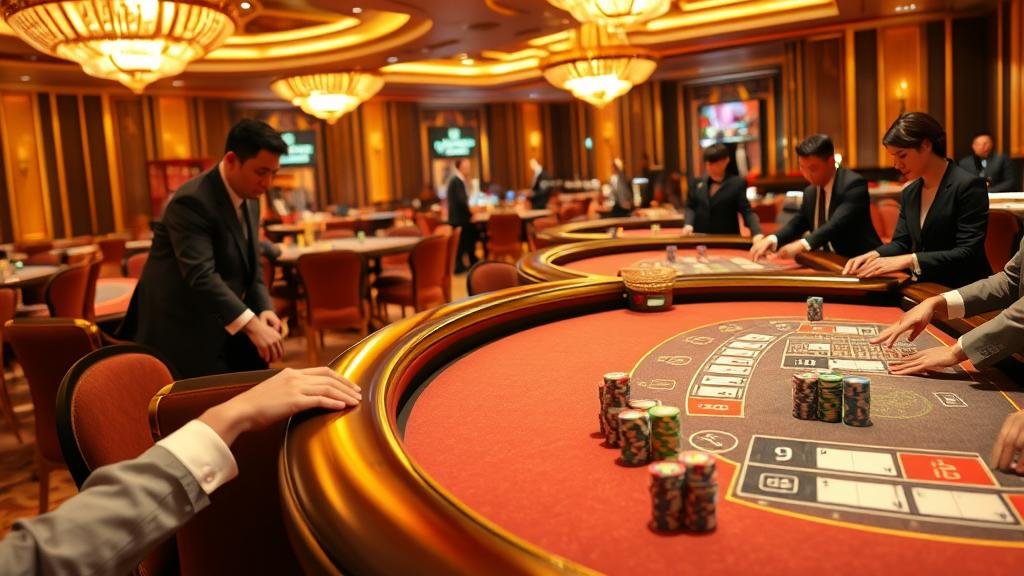 หน้าจอแสดงสถิติและบันทึกผลการเล่นบาคาร่า