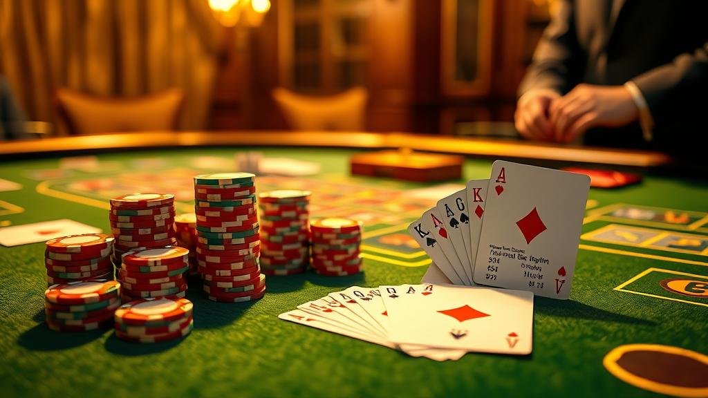 หน้าจอโทรศัพท์มือถือแสดงเกมบาคาร่า