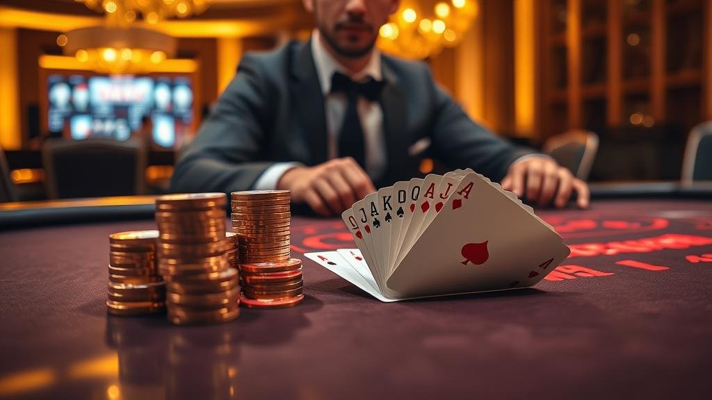 หน้าจอเกมบาคาร่า แสดงตัวเลือกการเดิมพันและสถิติ