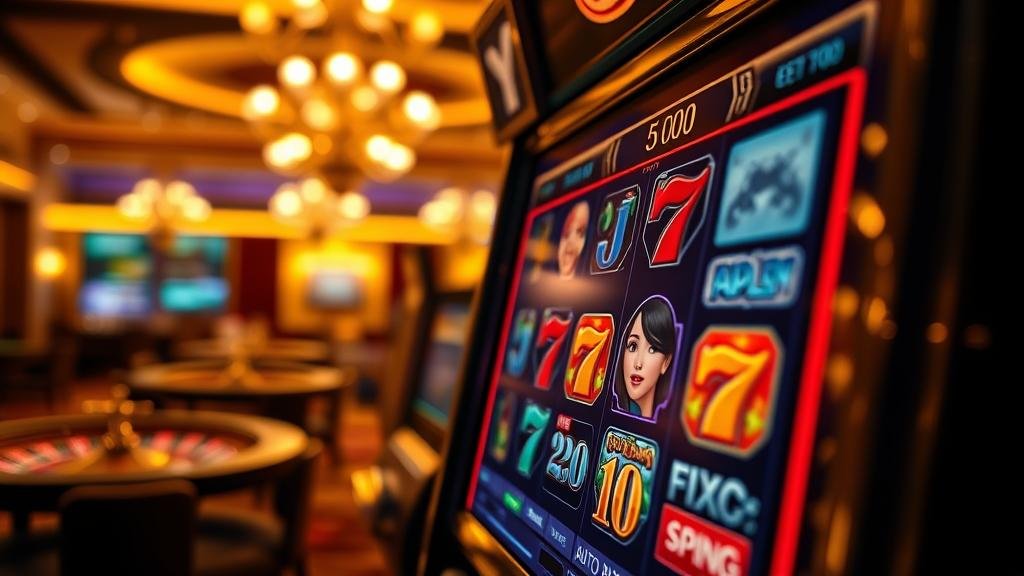 ปุ่มตั้งค่าออโต้เพลย์บนสล็อต Endorphina