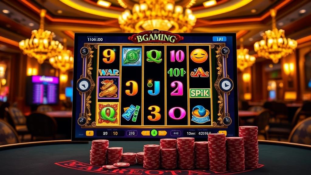 กลไกสล็อตทัมเบิลที่แสดงการชนะต่อเนื่อง