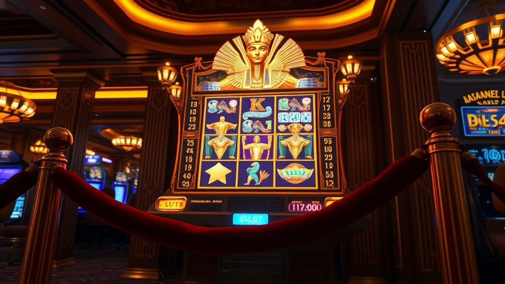 ภายในสุสานอียิปต์โบราณกับสล็อต