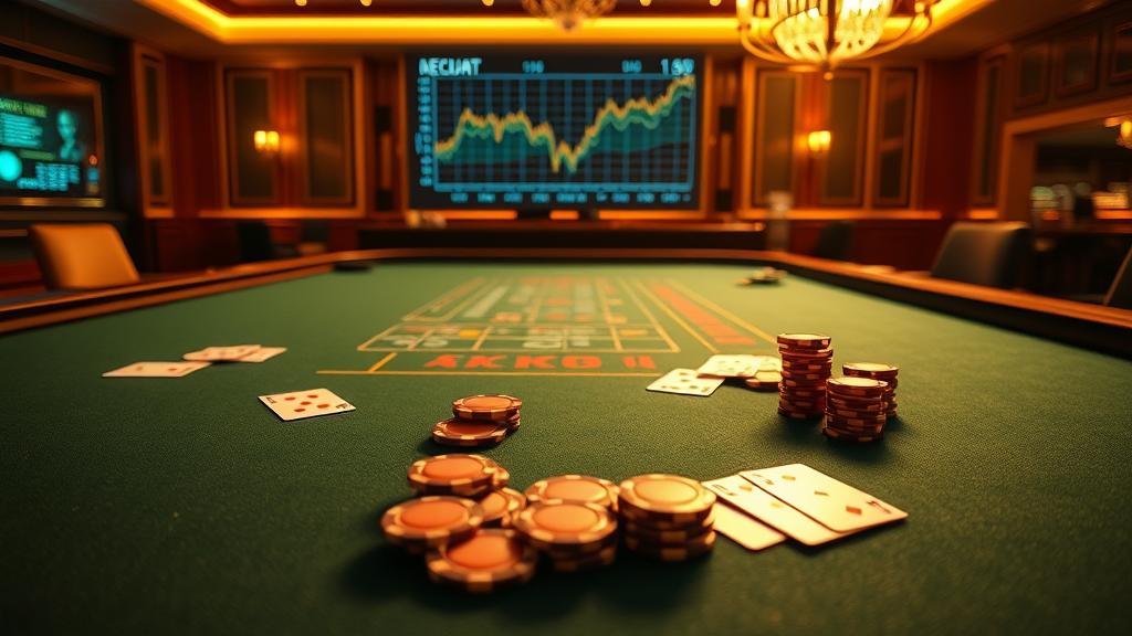 บรรยากาศการเล่นบาคาร่าสด