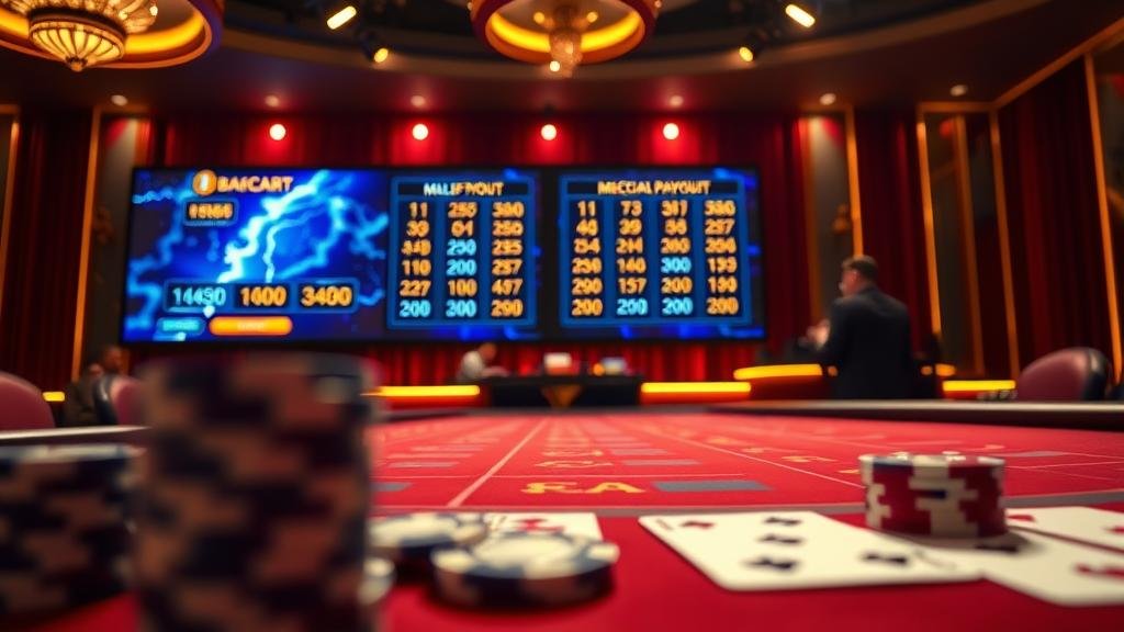 ตารางเค้าไพ่บาคาร่า แสดงรูปแบบต่างๆ