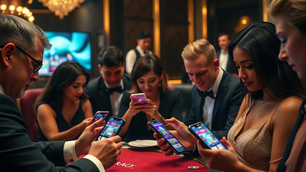 การแสดงผลบาคาร่าบนหน้าจอมือถือ