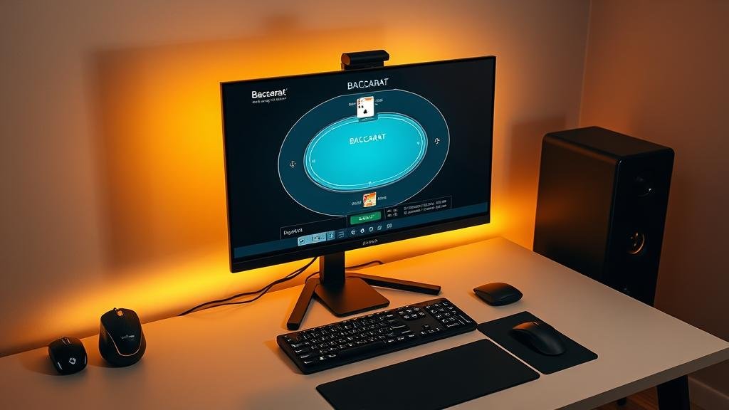 บรรยากาศการเล่นบาคาร่าสด