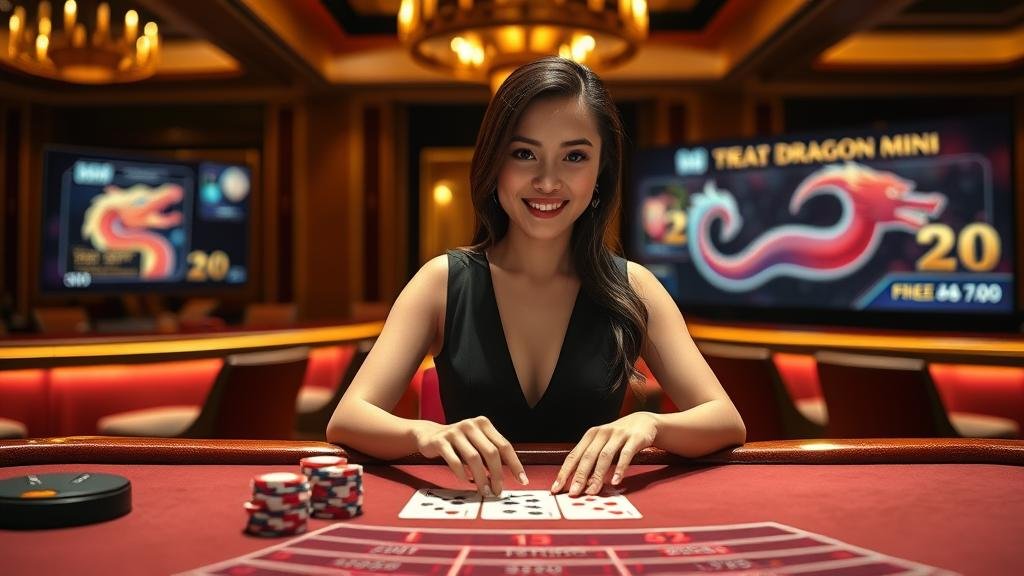 หน้าจอเกมบาคาร่า BBIN แสดงสถิติและตัวเลือกการเดิมพัน