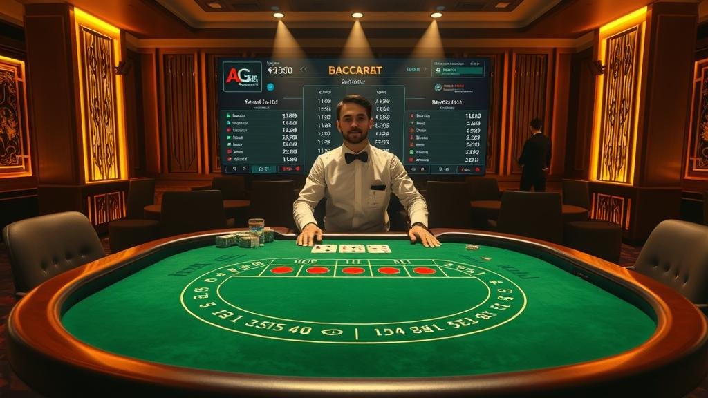 หน้าจอเกมบาคาร่า DreamGaming (DG)