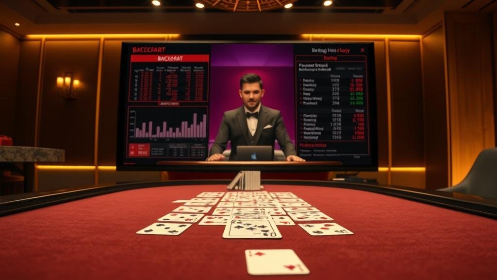 ตัวอย่างเค้าไพ่บาคาร่าที่ใช้ในการวิเคราะห์