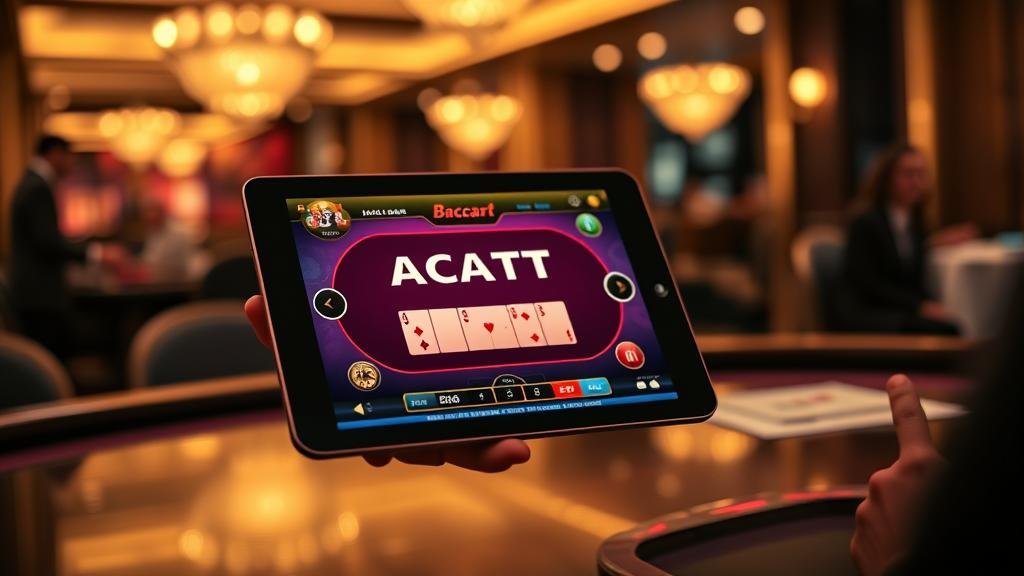 หน้าจอแสดงผลบาคาร่า