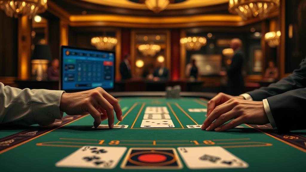 หน้าจอเกมบาคาร่าจากหลากหลายค่าย