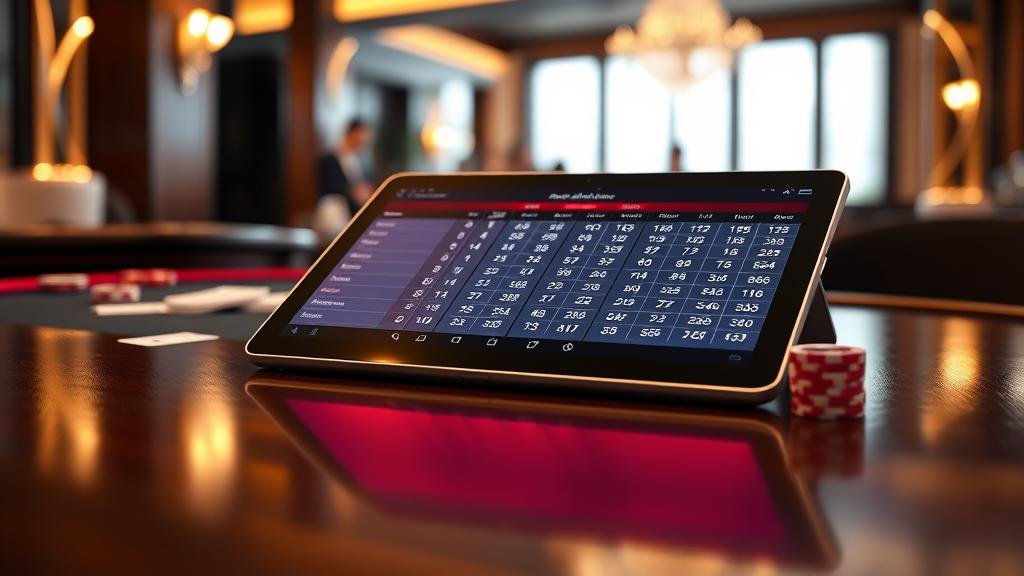 การจัดการเงินทุนบาคาร่าบนแท็บเล็ต