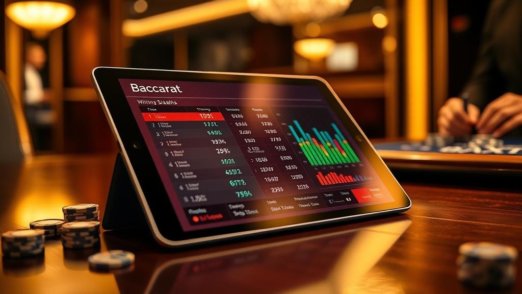 การเล่นบาคาร่าสดบนแท็บเล็ต iOS/Android