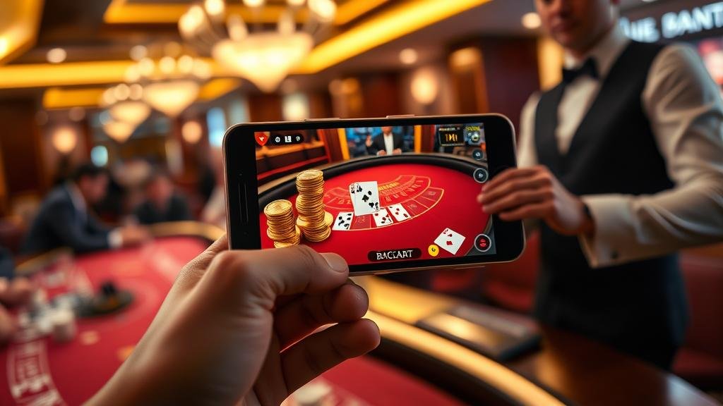 การบริหารความเสี่ยงในการเล่นบาคาร่าสดบนมือถือ