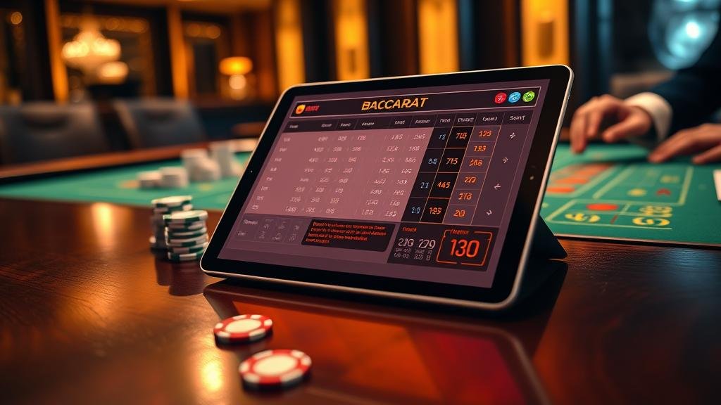 การวิเคราะห์บาคาร่าแบบเรียลไทม์บน iPad