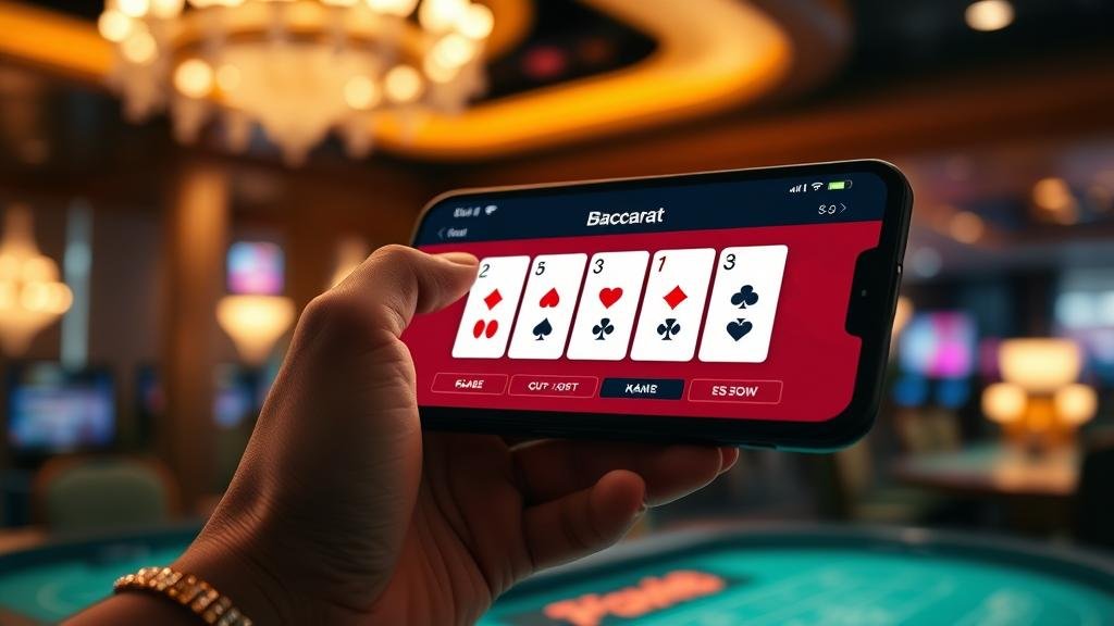 การอ่านเค้าไพ่บาคาร่าบนแท็บเล็ต