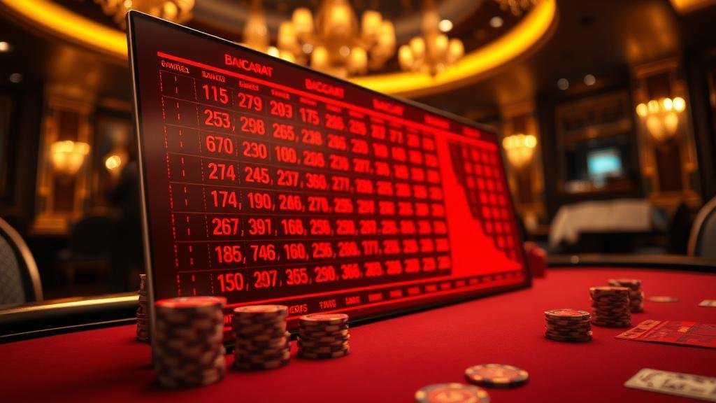 บันทึกผลการเล่นบาคาร่า