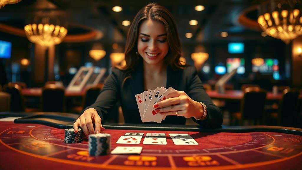 บรรยากาศบาคาร่าสไตล์มาเก๊าหรูหรา