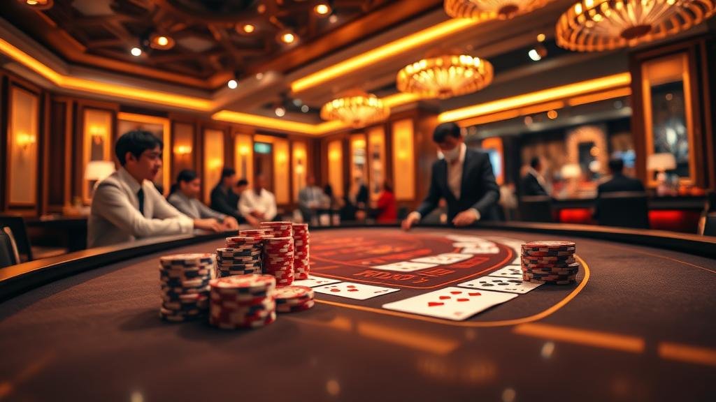 ภาพประกอบเค้าไพ่บาคาร่าและกลยุทธ์การเดินเงิน