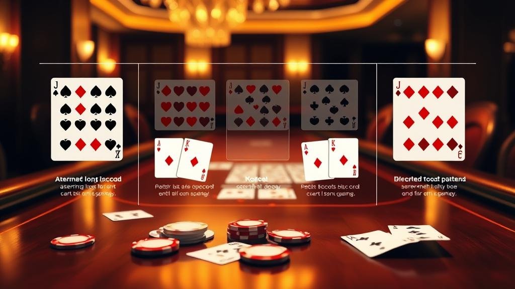 ตารางเปรียบเทียบกลยุทธ์การเดินเงินบาคาร่า