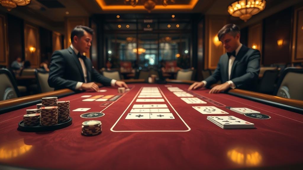 ตัวอย่างเค้าไพ่บาคาร่าแบบต่างๆ