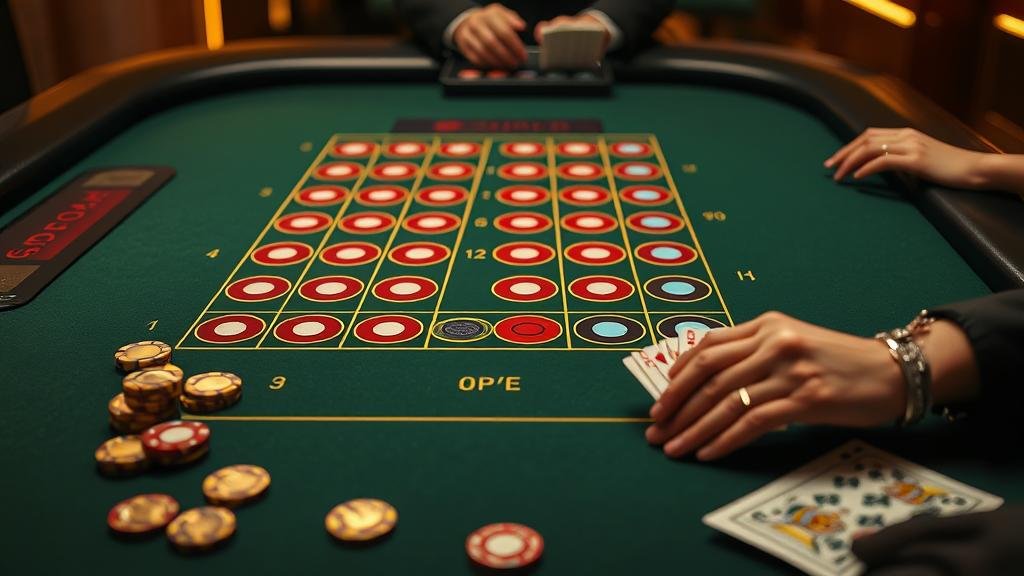 ผู้เล่นบาคาร่ากำลังลุ้นไพ่