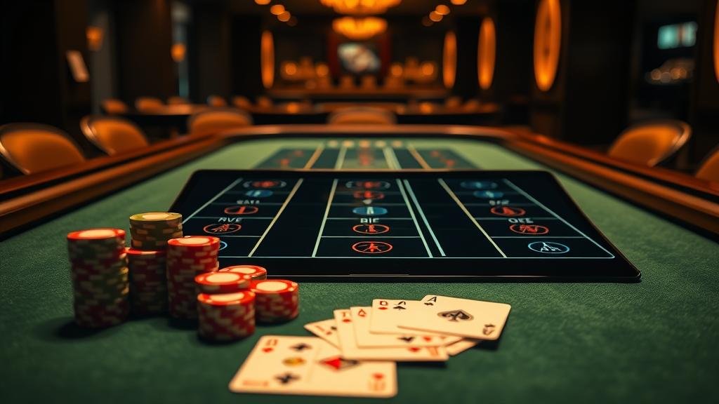 ตัวอย่างเค้าไพ่ซับซ้อนบนถนนเล็กบาคาร่า