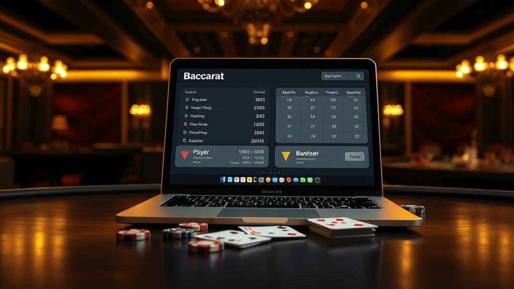 สถิติบาคาร่าแบบต่างๆ บนเบราว์เซอร์