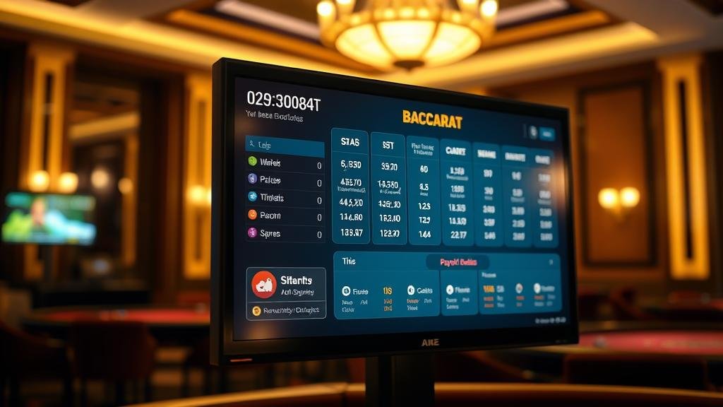 อินโฟกราฟิกแสดงเค้าไพ่และเทคนิคการเดินเงินบาคาร่า