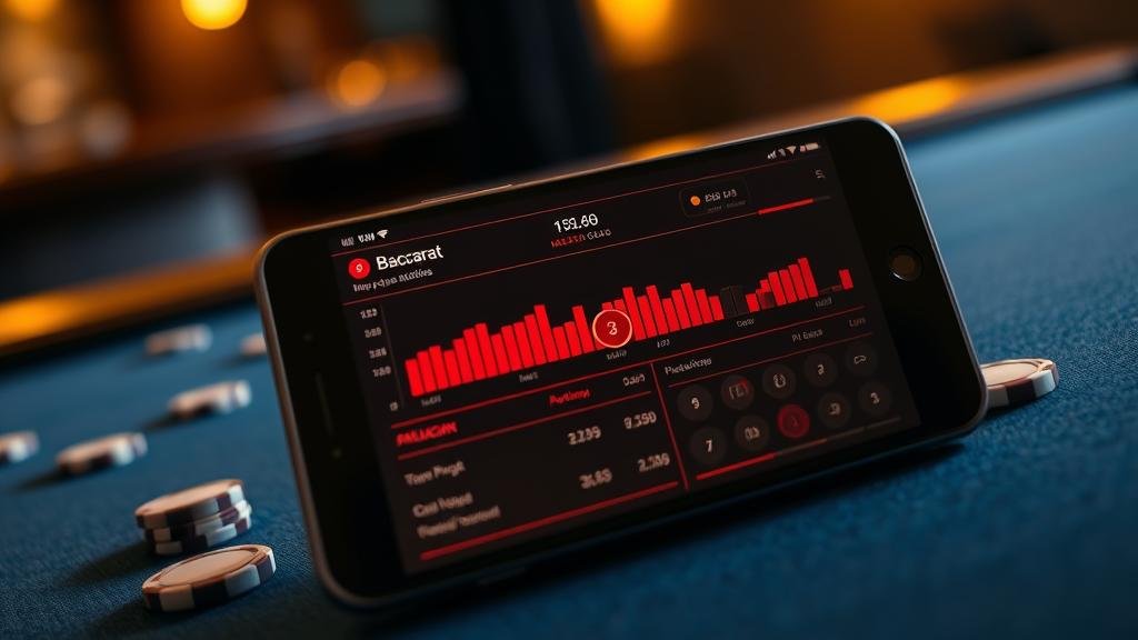 กราฟแสดงสถิติและอัตราจ่ายบาคาร่า