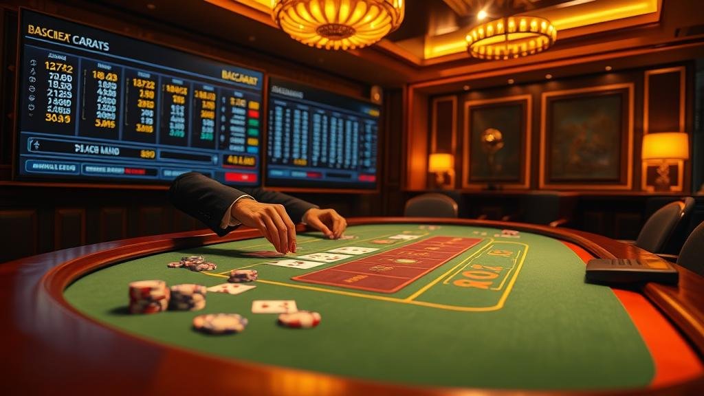 ตารางอัตราจ่ายและตัวอย่างการคาดการณ์ไพ่บาคาร่า