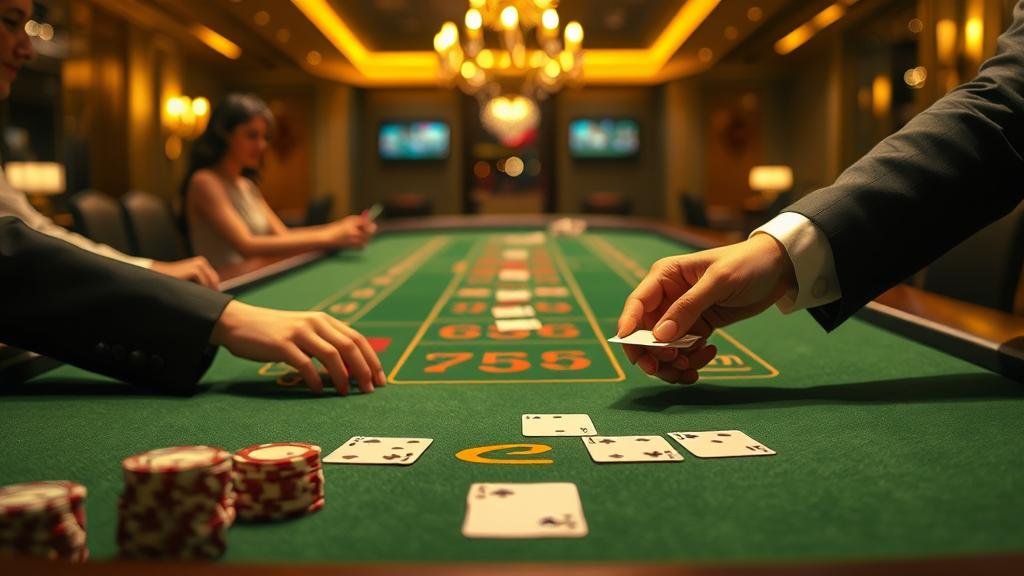 ตัวอย่างเค้าไพ่บาคาร่า เช่น ถนนไม้ขีด