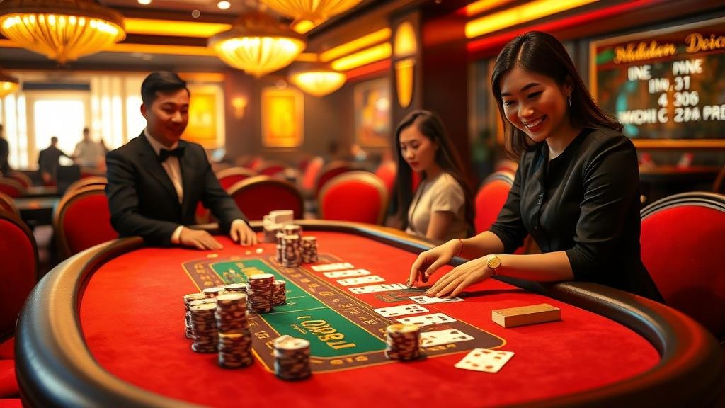 ตารางแสดงเค้าไพ่บาคาร่า