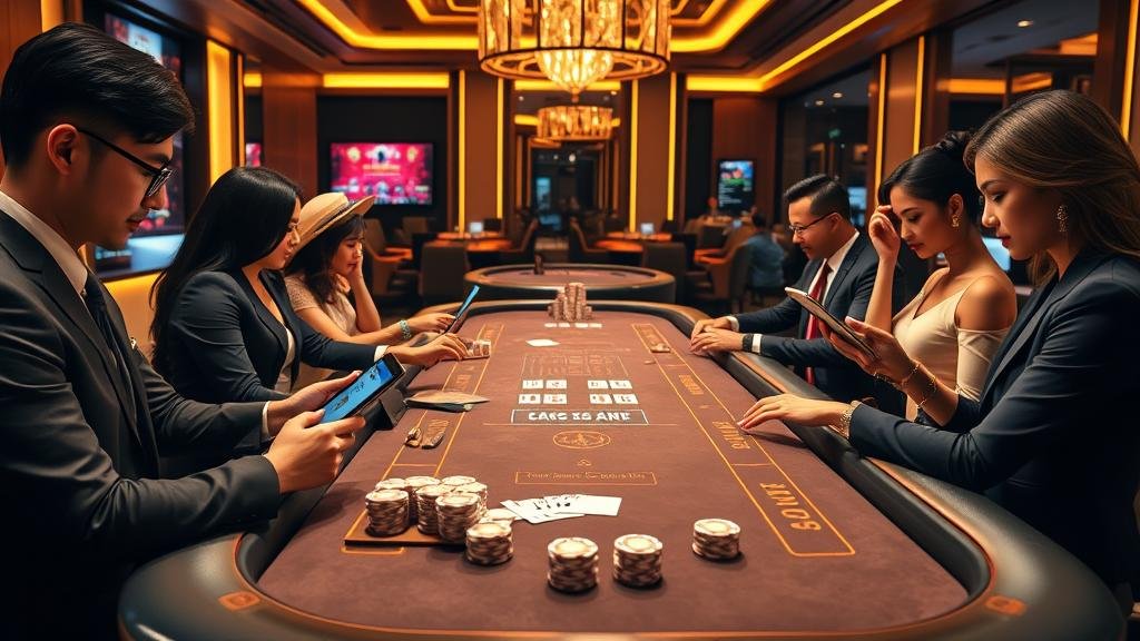 กราฟแสดงกลยุทธ์การเดินเงินบาคาร่า