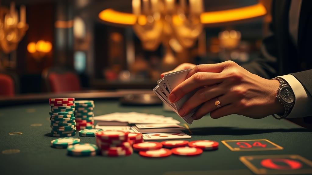 ตัวอย่างเค้าไพ่บาคาร่า