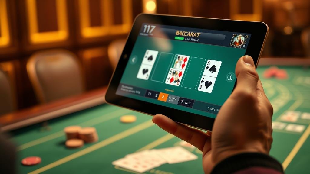 การปรับกลยุทธ์บาคาร่าบนแท็บเล็ต
