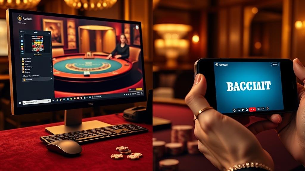 โต๊ะบาคาร่าพร้อมตัวเลือกการเดิมพัน