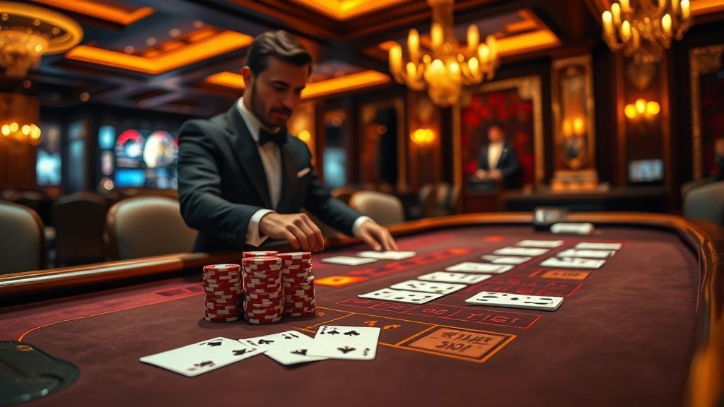 เทคนิคการบีบไพ่บาคาร่า (Baccarat Squeeze)