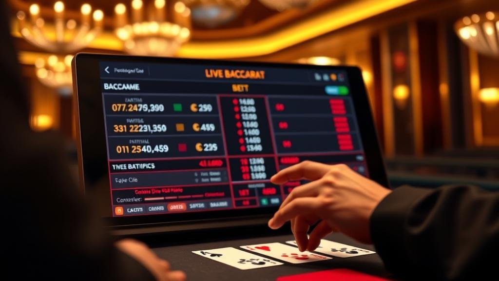 การวางเดิมพันในเกมบาคาร่า