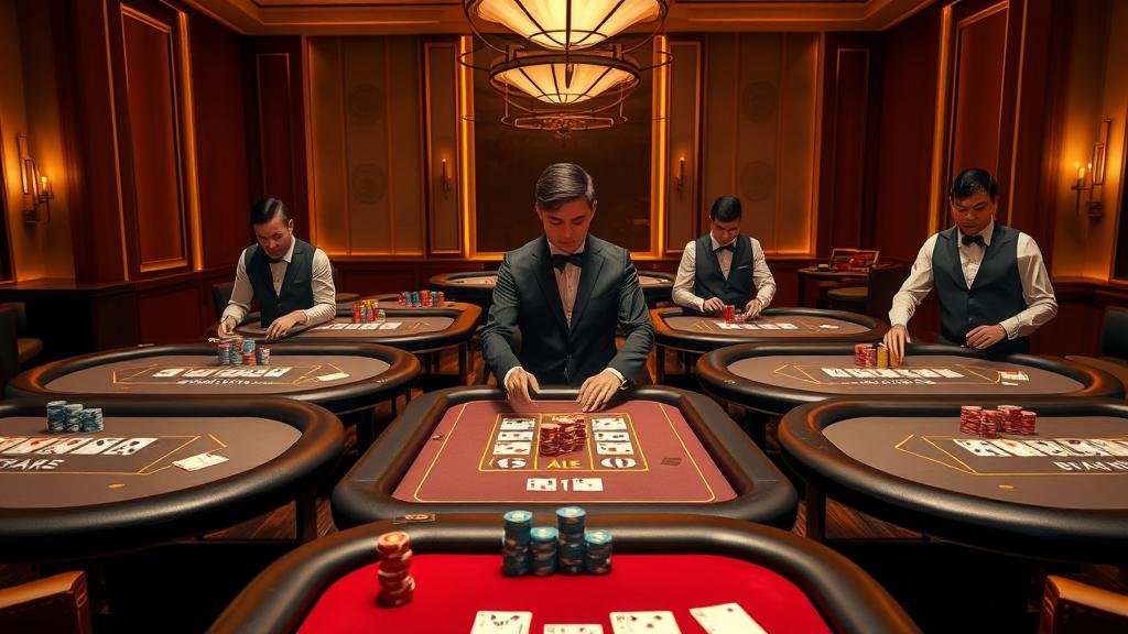 หน้าจอเกมบาคาร่า PP และ AE Sexy