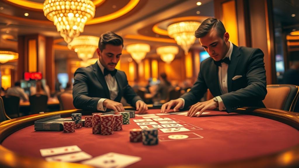 หน้าจอแสดงสถิติและอัตราจ่ายบาคาร่า