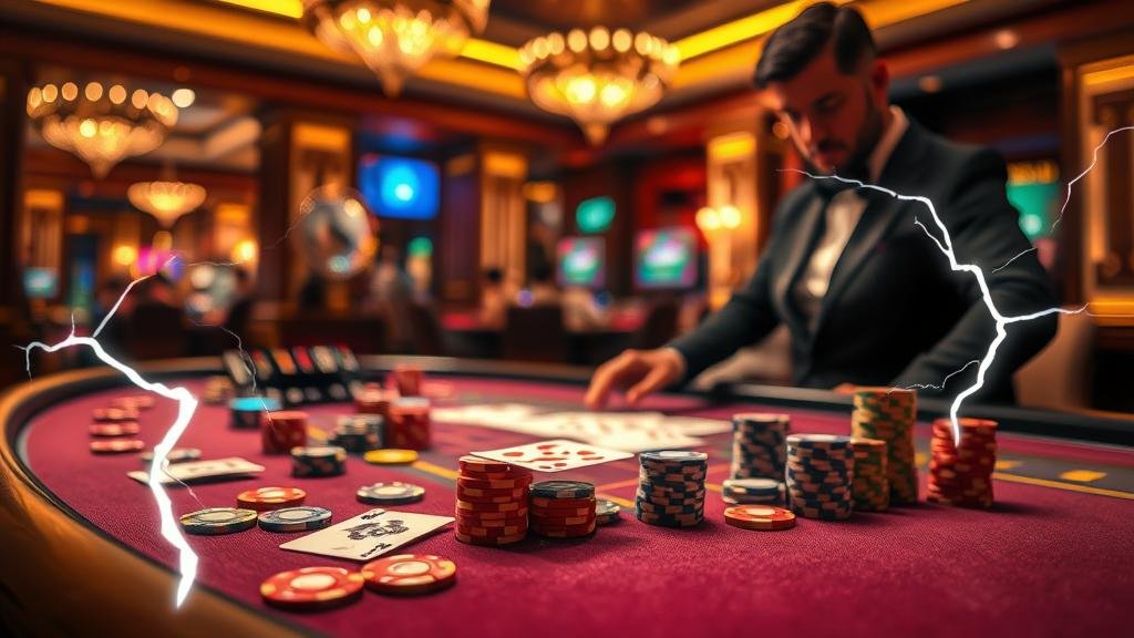 ภาพแสดงการคำนวณงบประมาณต่อไม้และการเดินเงินในบาคาร่า