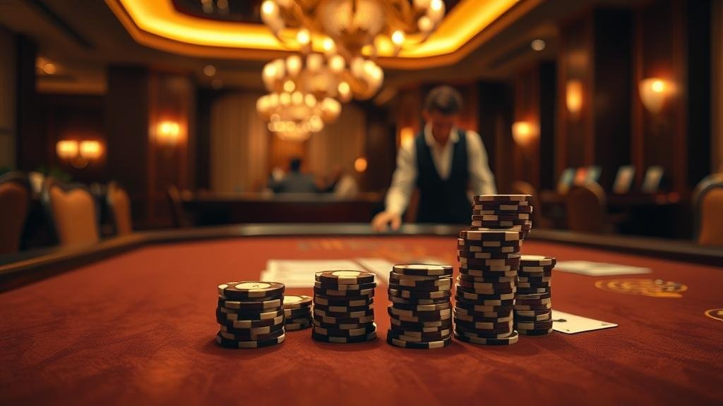 ภาพการบริหารงบประมาณและการเล่นอย่างมีความรับผิดชอบในบาคาร่า