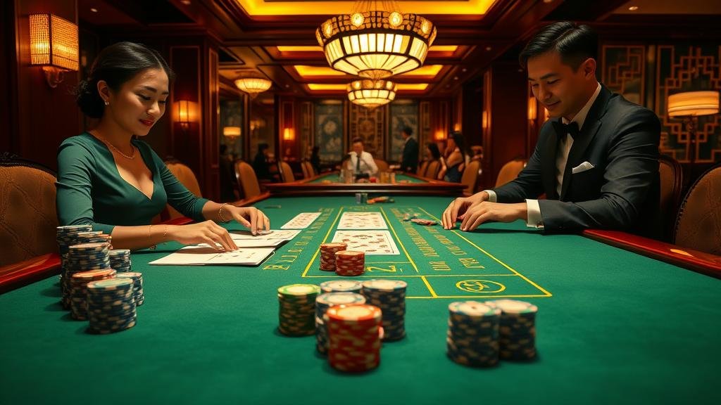 หน้าจอเกมบาคาร่าจากค่าย BBIN