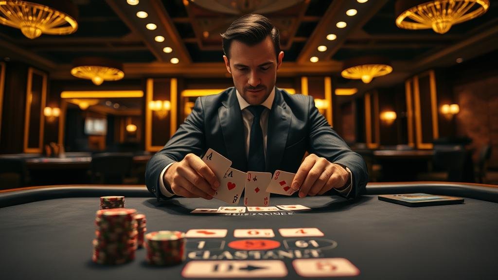 กราฟิกแสดงรูปแบบไพ่ปิงปองในบาคาร่า