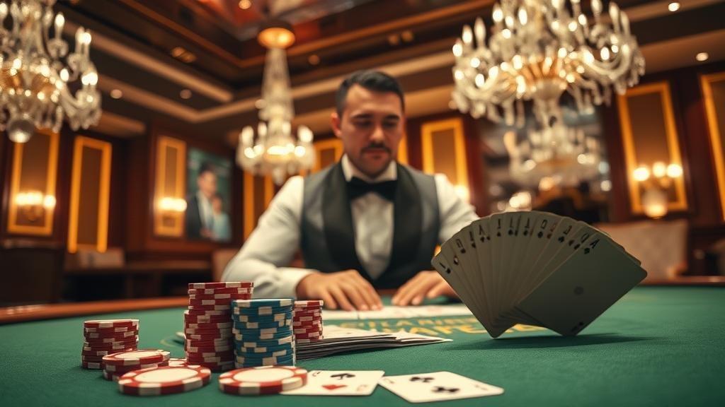 ภาพประกอบรูปแบบเค้าไพ่บาคาร่า มังกรสั้น ปิงปอง