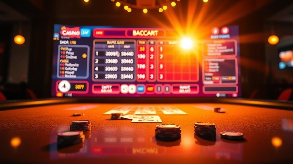 ภาพเปรียบเทียบการเล่นบาคาร่าอย่างมีสติและการเล่นด้วยอารมณ์