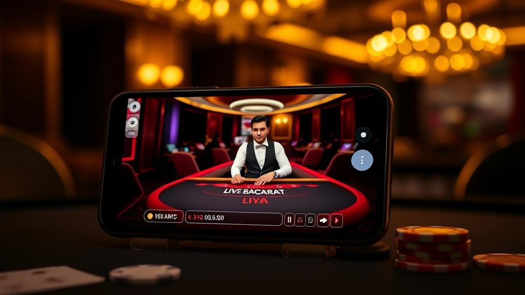 หน้าจอแสดงผลการอ่านเค้าไพ่บาคาร่า