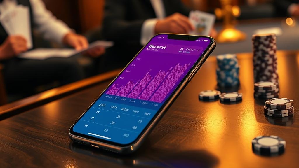 การบันทึกผลบาคาร่าบนแท็บเล็ต